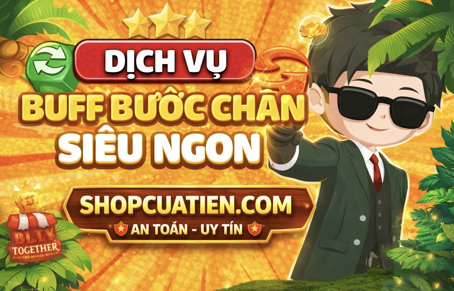 BUFF BƯỚC CHÂN
